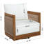 Ensemble de conversation en bois d'acacia Helix Modern Coastal-133878499-133878496