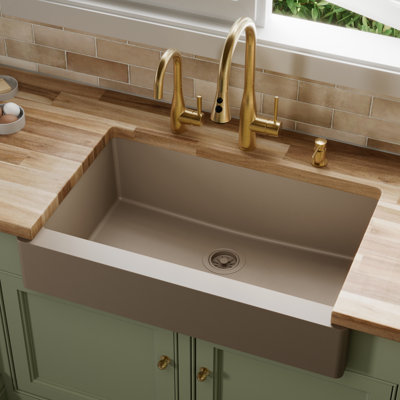 34'' L Single Bowl Quartz Kitchen Sink