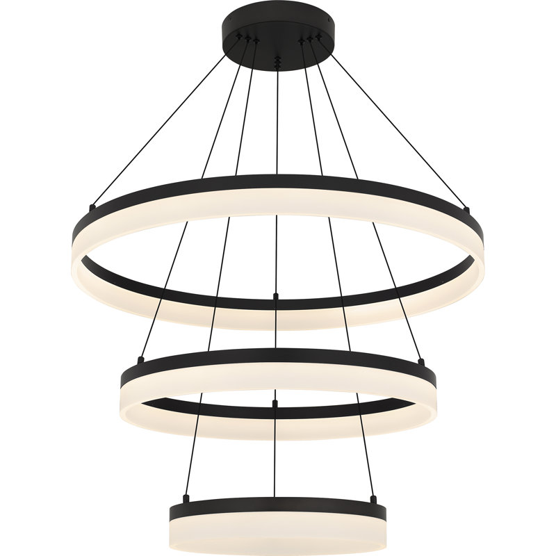 Vashtie Integrated LED Pendant Light, Oil Rubbed Bronze