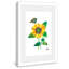 Butterfly And Sunflower - Painting-1460618376