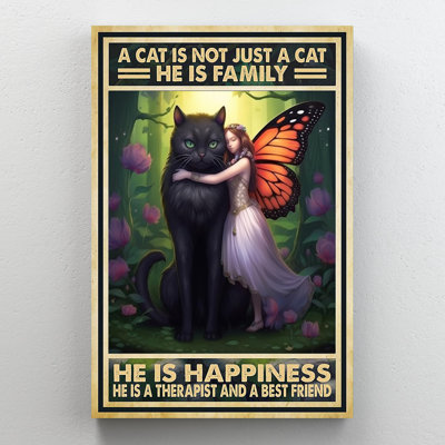 «A Cat Is Not Just A Cat On», impression sur toile