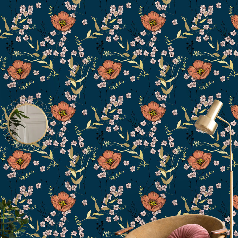 Athallia Peel and Stick Wallpaper Roll, 16.67" L x 25" W