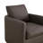 Bobbi Genuine Leather Swivel Armchair-125493123
