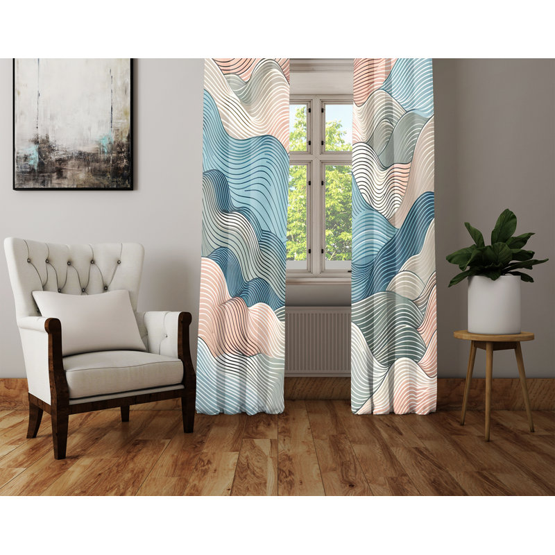 Window Curtains, 20" W x 52" L