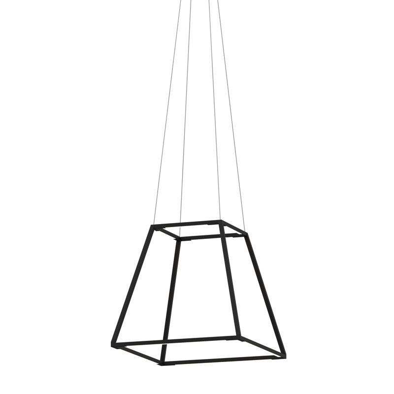 Z-Bar 1 - Light LED Pendant, Matte Black