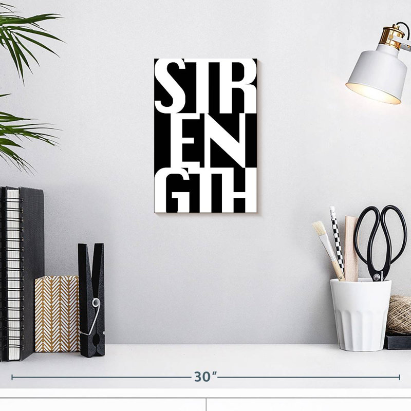 Typographie de force Sirci, H 12 po x l 8 po