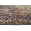 Tapis brun / mauve en laine à motif floral fait à la main 7 pi 9 po x 9 pi 10 po