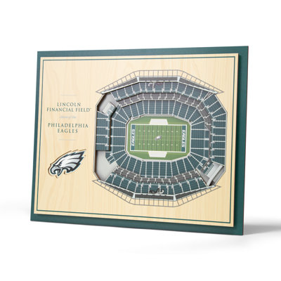 Art mural NFL 5 couches Stadiumview
