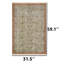 Tapis oriental sauge et terre cuite délavé