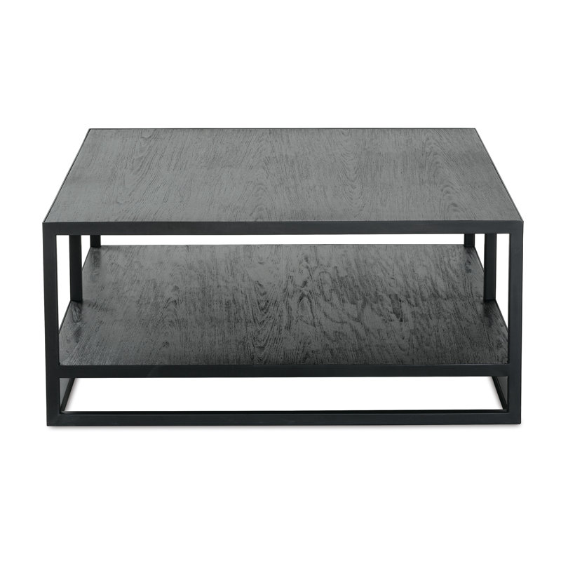 Bartola Rectangle Cocktail Table, 16" H x 47" L x 36" W, Black