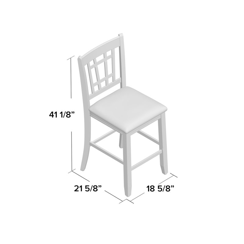 Tabouret de comptoir rembourré 24 po Karpinski