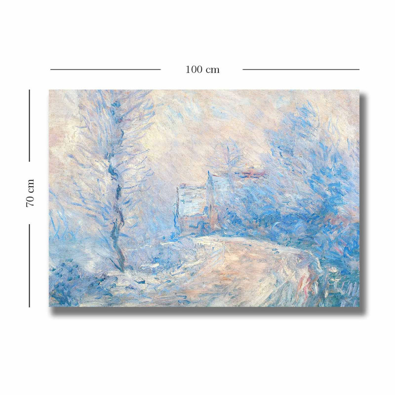 Claude Monet - peinture sur toile tendue