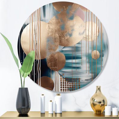 Abstract Wall Decor on Metal