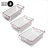 3 Storage Bins - Basket Set for Storage - Small, Medium, and Large Organizers-2025899827