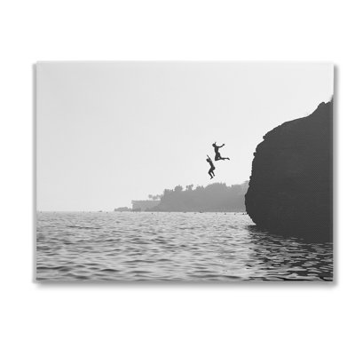 " Diving Ocean Cliff "