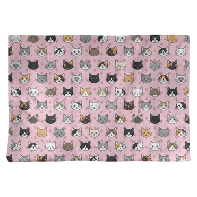 Napperon en coton 18 po Kitty Cat