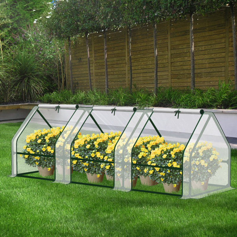 6'x3'x3' Mini Greenhouse, Clear