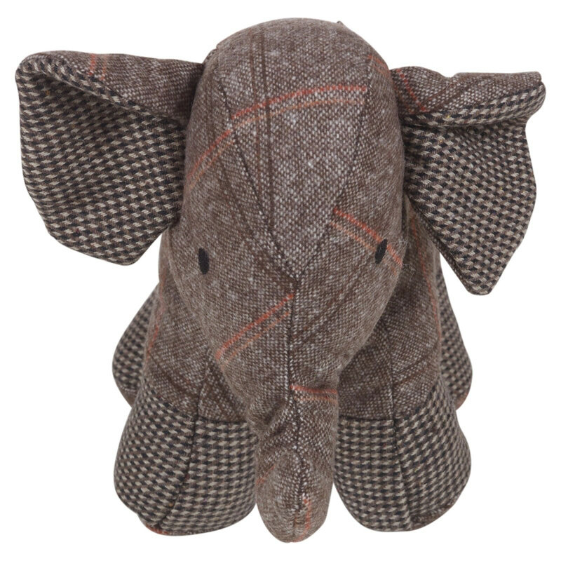 Hartlepool Elephant Plastic Draught Excluder, Light Brown