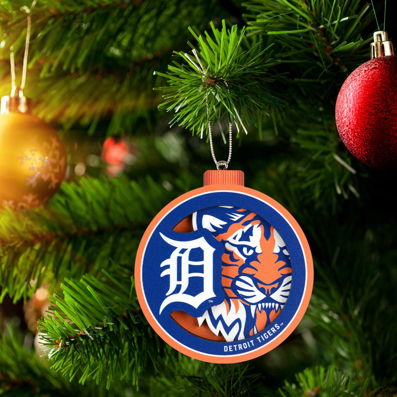 Ornements de la série MLB 3D Logo, Tigers de Detroit