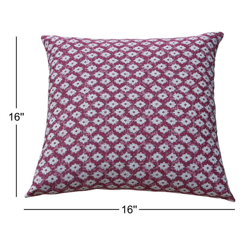 Coussin Albertine Icare, H 16 po x l 16 po