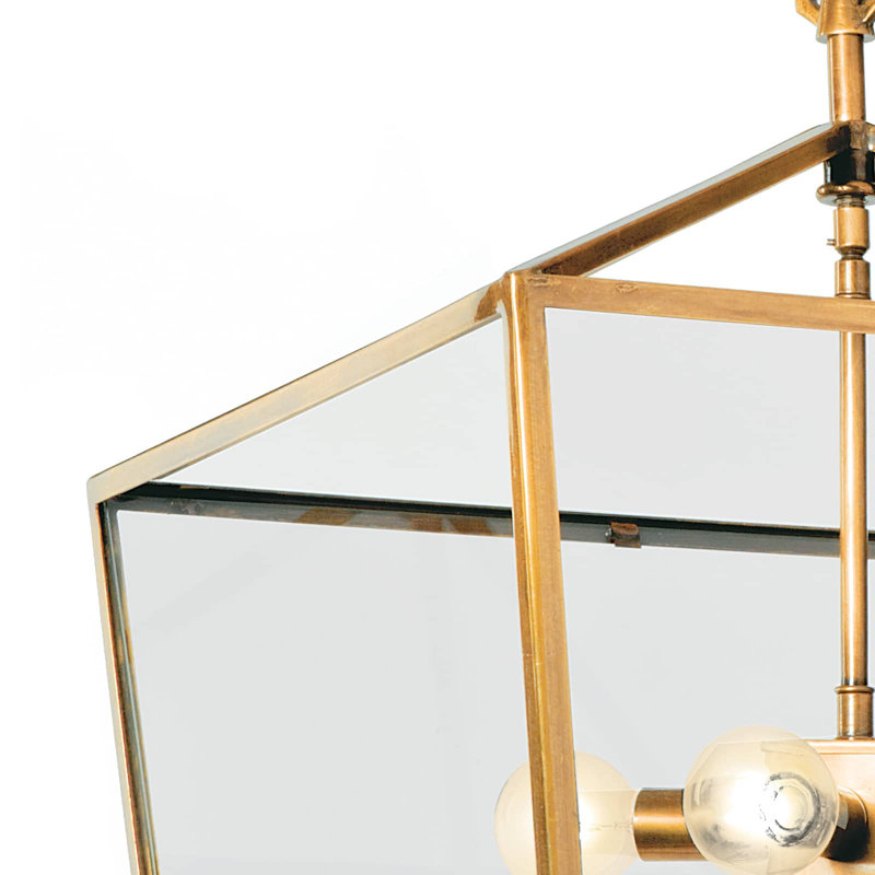 Camden Lantern, Natural Brass