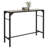 Rinard Outsunny 47" Outdoor Bar Table, Bar Height Patio Table with Built-In Bottle Opener and Steel Frame, Garden Table with Plastic Board Featuring Wood Grain Effect, Light Brown