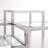 Glass Top End Table with Storage-517690199