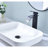 Matte Black Single Handle Waterfall Spout Bathroom Faucet With Pop - Up Drain, Stainless Steel, Stable Water Flow, Easy Installation For Sinks Without Overflow-121617442