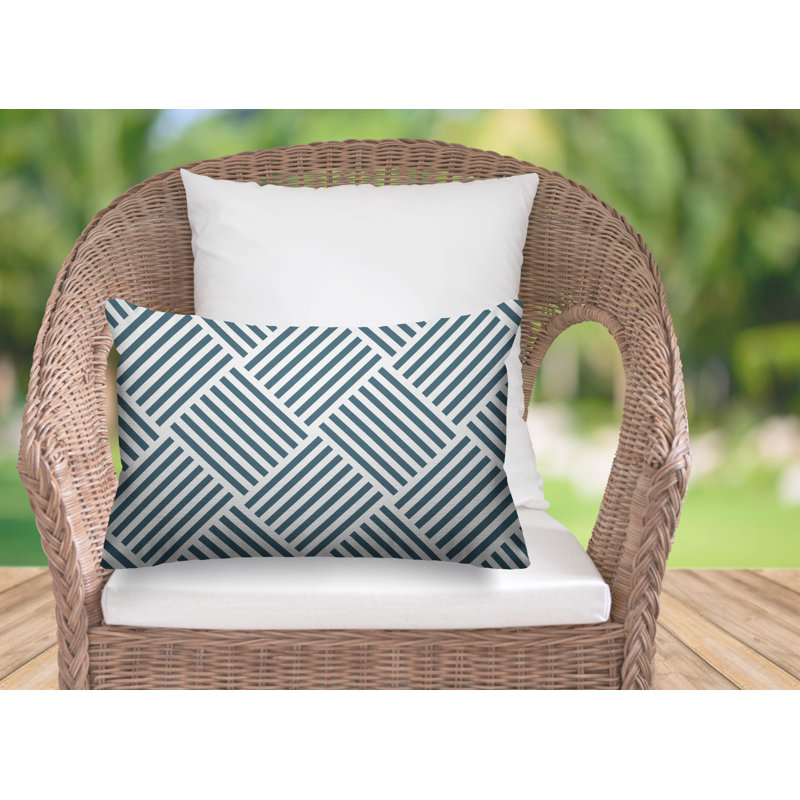 Housse et insert de coussin d'extérieur Langley, Ardoise