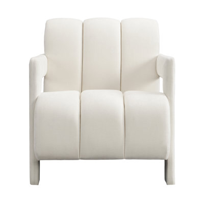 Chaise de salon moderne en tissu de 26,3 po en forme de L, relaxante, d'une capacité de 228 lb