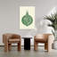 Woodcut Bauble Abstract Contemporary Winter Wall Art Print 1 Piece Wrapped Canvas Wall Art-1377881995