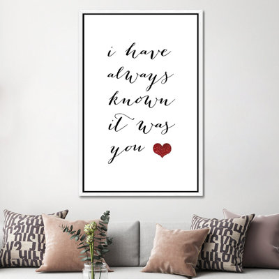 I Have Always Known It Was You by Blursbyai - Gallery-Wrapped Canvas Giclée on Canvas