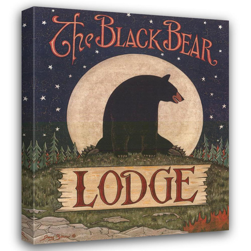 The Bear Lodge, H 44 po x l 36 po