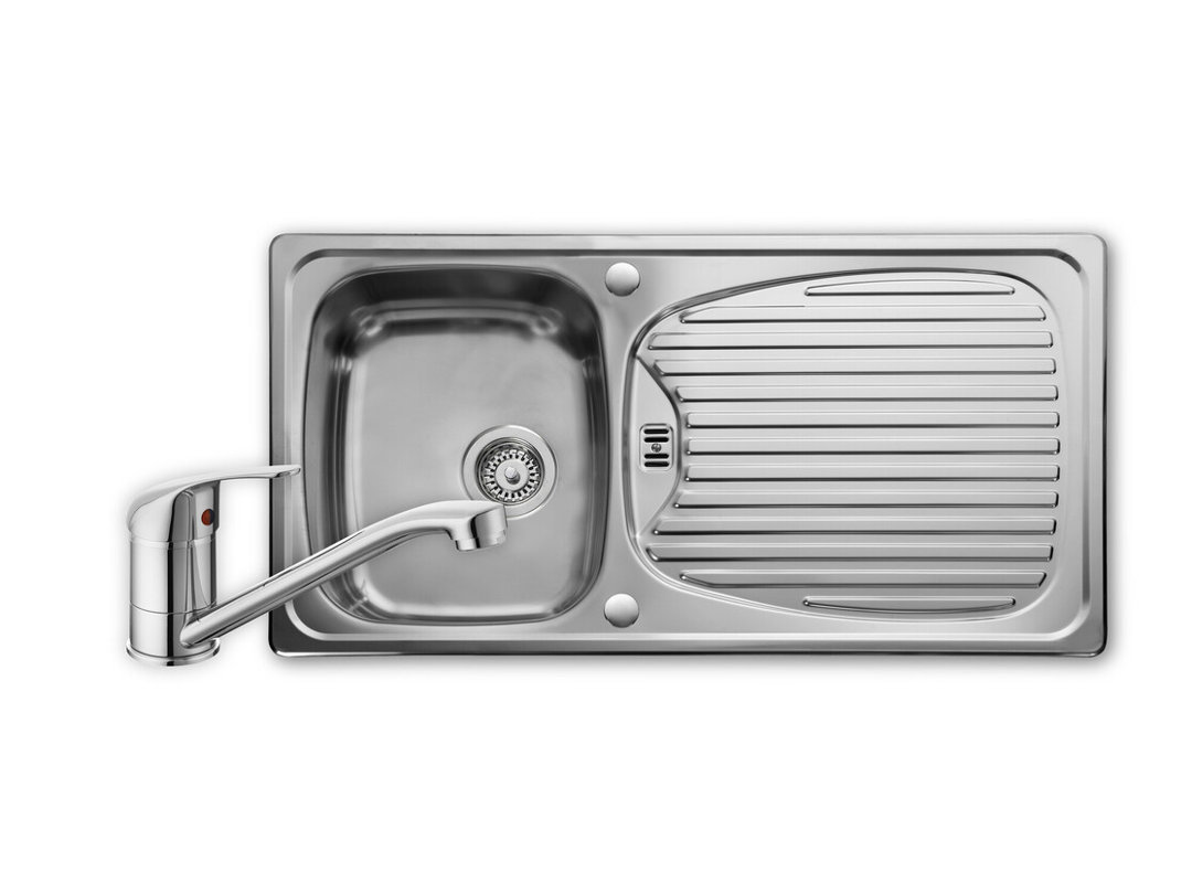 Euroline 950 x 508mm single bowl pack - TMO40