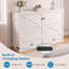 Lit escamotable 2 en 1, format double et grand lit avec station de recharge-408390852