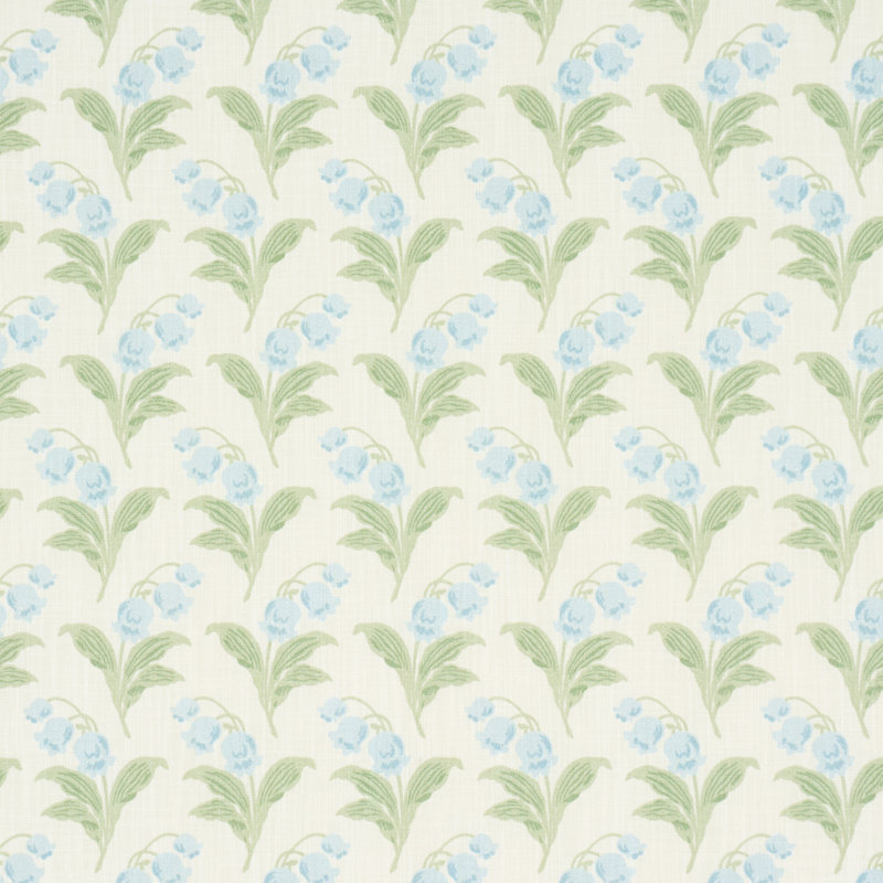 Lily Of The Valley Indoor/Outdoor Fabric, Bluebell