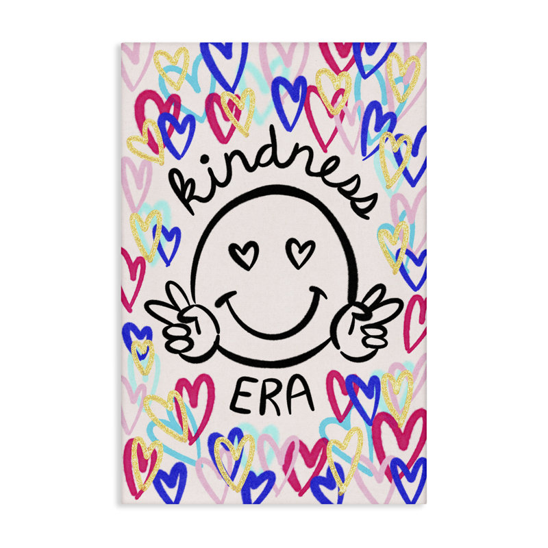 «Kindness Era on Hearts» par JJ Design House, LLC., H 24 po x l 16 po