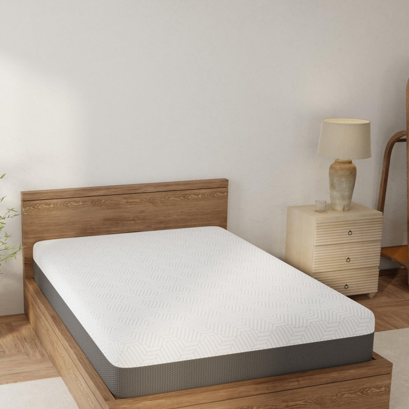 12 Inch California Soft Mattress With Cooling Cover, Queen
