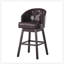 Tabouret de bar pivotant à 360 degrés, ensemble de 2