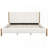 Boucle Thick Headboard Platform Bed-1332900075