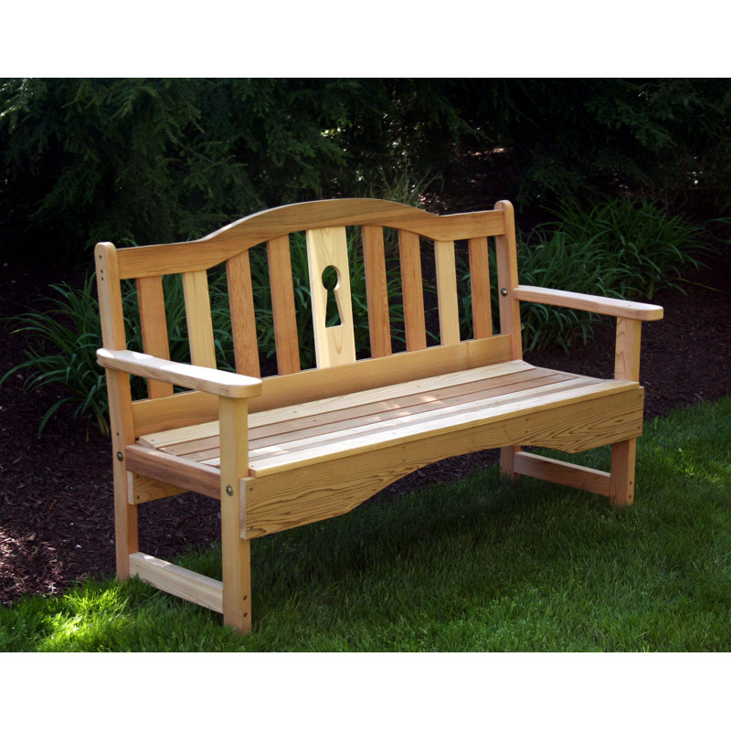 Banc de jardin en bois Cedar Benches, 2 pi, Aucune finition