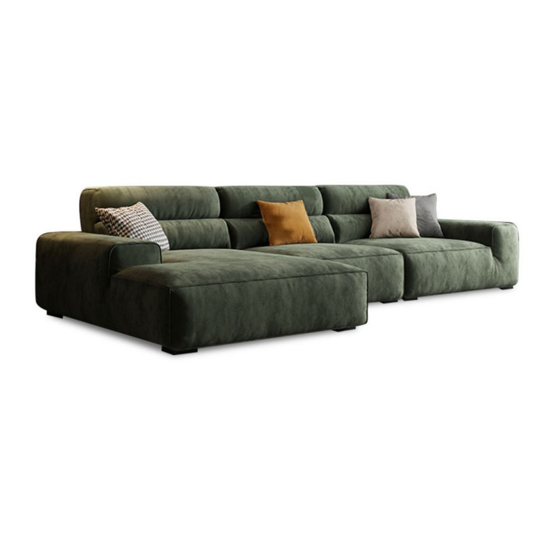 Canapé modulaire 3 pièces rembourré, Orienté à gauche (vu de face), 32,68 po H x 125,98 po x P 62,99 po