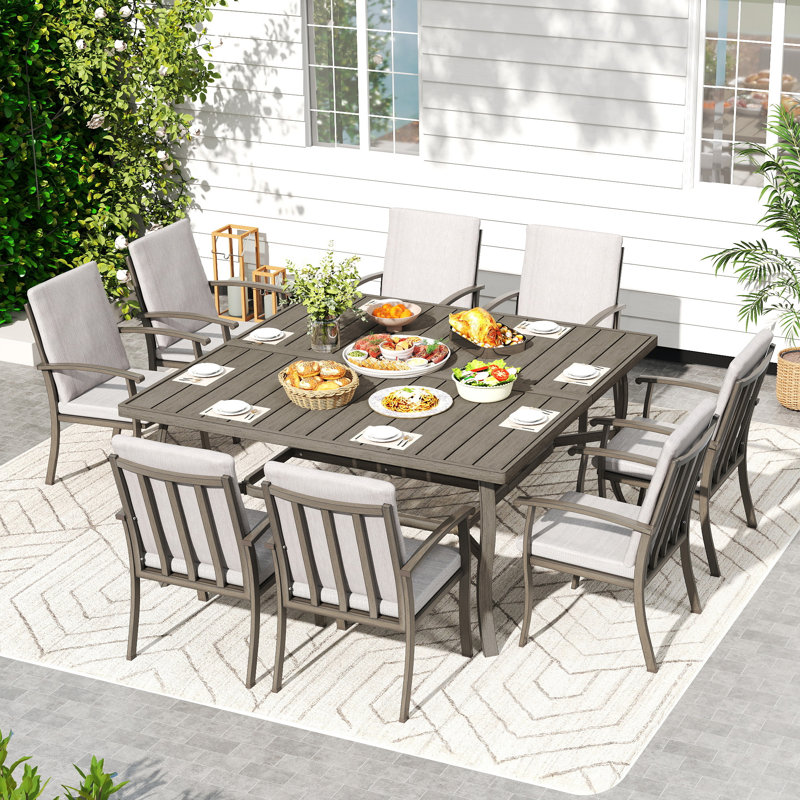 Ensemble repas 9 pièces Alulux