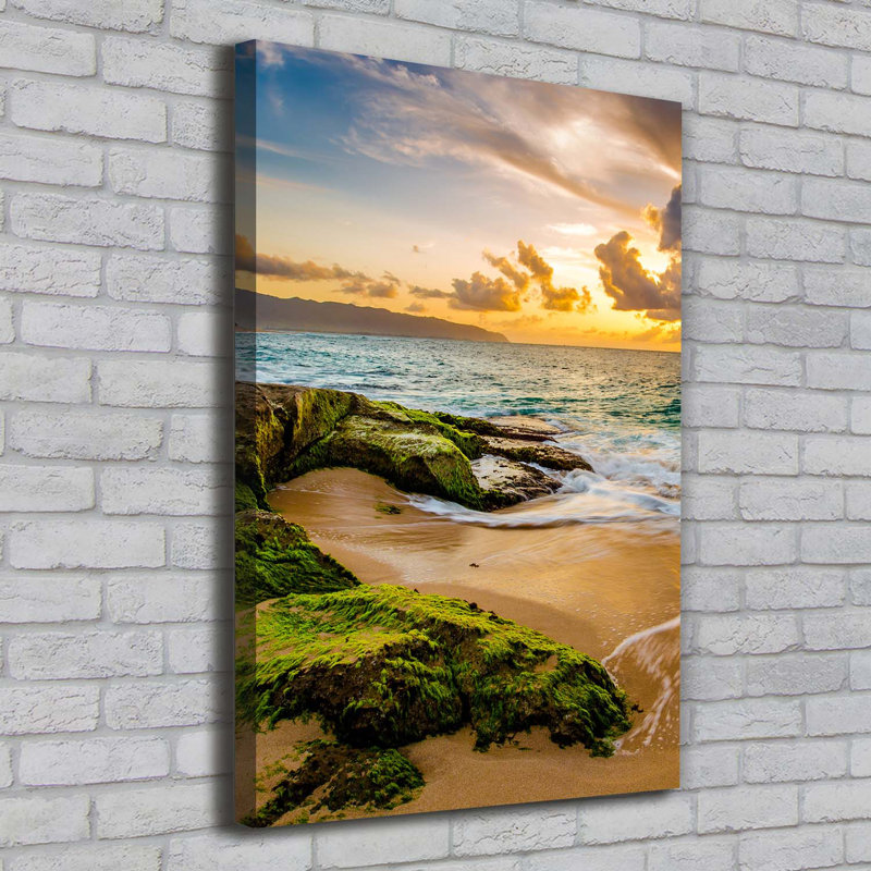 Sunset Sea - Wrapped Canvas Print