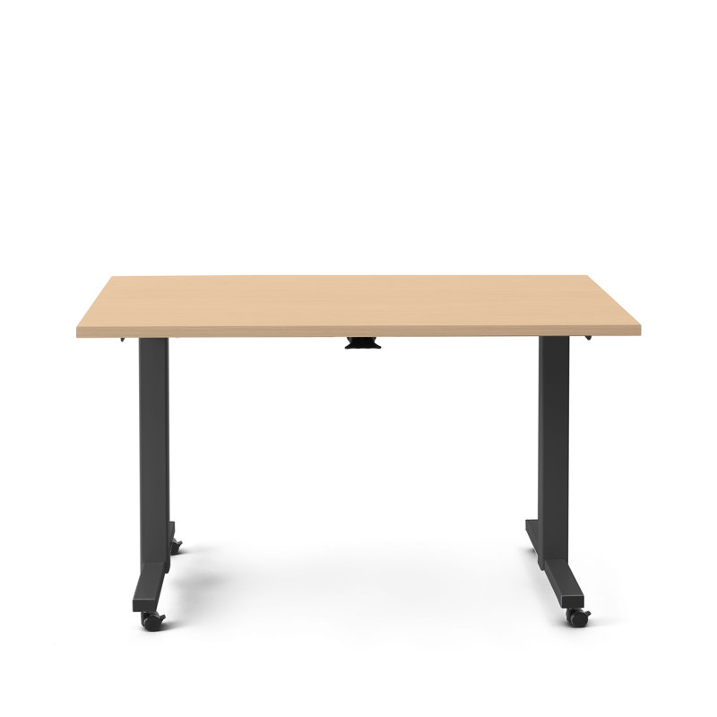 Table de formation Irons, Gris anthracite / chêne naturel, H 29 po x l 57 po x P 27 po