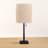 Aghvan 22"  Metal Cylinder Table Lamp With  Drum Shade-969836719-969836718