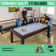 Gosports 7 Ft 3-in-1 Multi Game Pool Table Set with Dining, and Table Tennis Game Includes Storage Bench