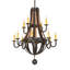 Barrel Stave 12 - Light Chandelier
