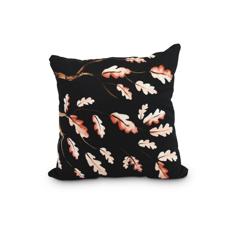 Coussin moelleux Harvest, Noir, 20 po x 20 po