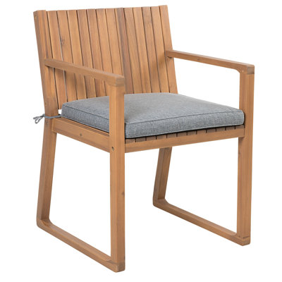 Iwar Patio Dining Side Chair with Cushion
